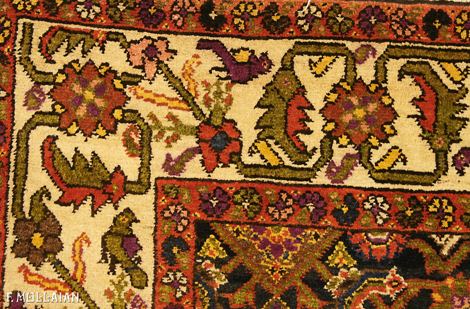 Tapis Persan Antique Malayer n°:56729301